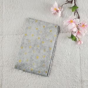 Gustav Klimt Robert Kaufman Fabric Japan Gray Gold Shape